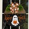 12 Pcs Halloween Stencils for Painting on Wood, Reusable Boo & Hocus Pocus Doormat Templates for Porch Signs, T-Shirts, Wreaths & Home Decor (11.8–13.8 Inch)
